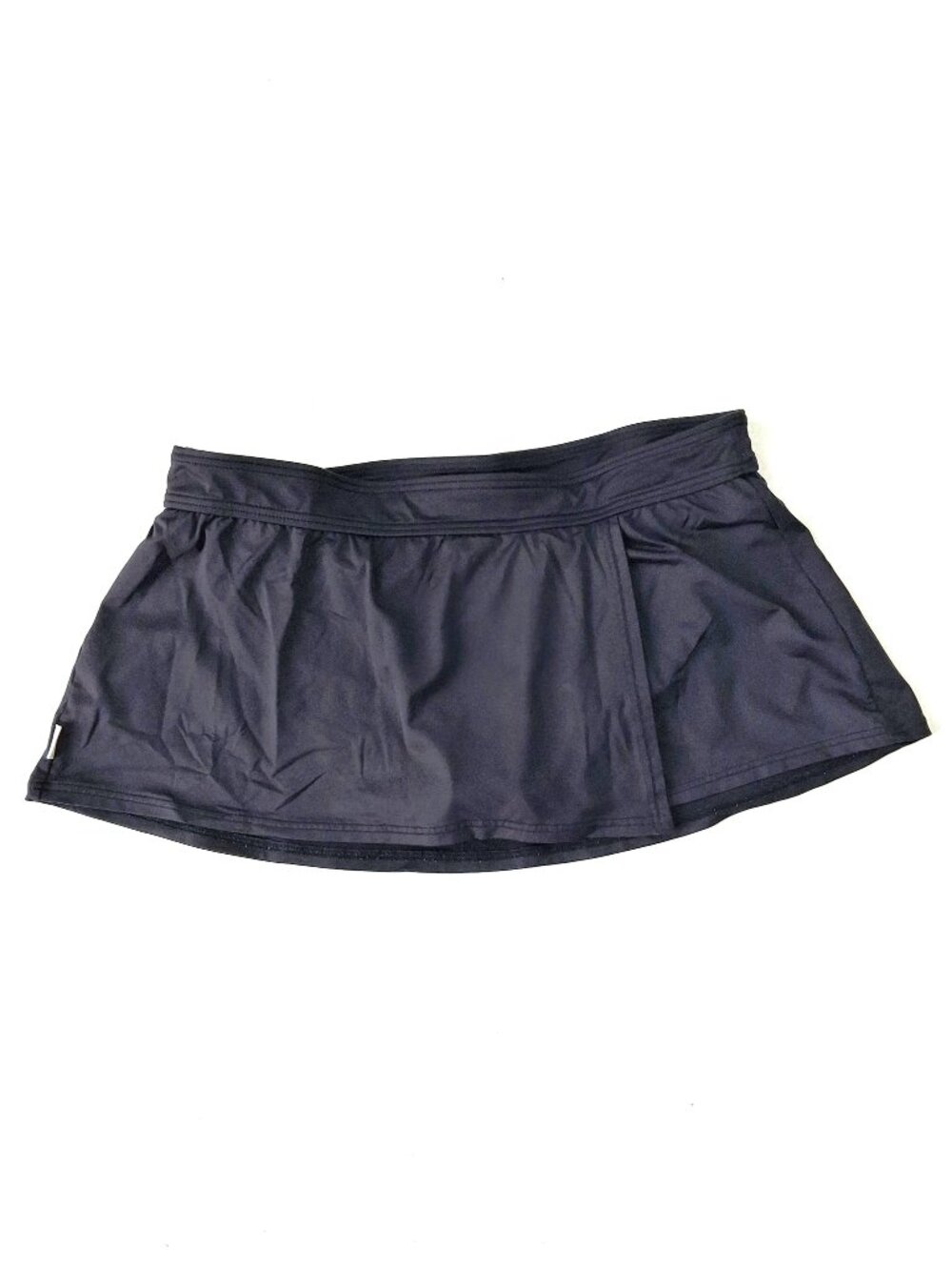 Captiva by Christina Hipster Skirtini Size S Black Bikini Swim Skirt Bottoms